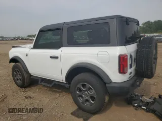 2021 Ford Bronco z VIN 1FMDE5AP9MLB01971, wystawiony jako Copart lot #60787155 z przebiegiem 35 097 mil mil oraz Szkoda całkowita • Salvage title. Historia ofert i sprzedaży dostępna na DreamBid. Obrazek 2.