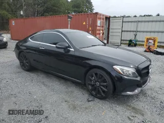 2018 Mercedes-Benz C 300 with VIN WDDWJ4JB8JF669393, listed as a Copart auction lot 48343995 with 119,255 mi miles and Clean Title. Bid and sale history available at carsss.com. Image 4.