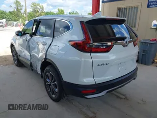 2022 Honda CR-V EX-L with VIN 7FARW2H8XNE012309, listed as a IAAI auction lot 41920452 with 7,286 mi miles. Bid and sale history available at carsss.com. Image 3.