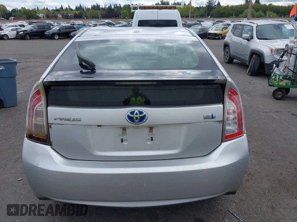 2013 Toyota Prius One with VIN JTDKN3DUXD5550436, listed as a IAAI auction lot 42065147 with 184,759 mi miles. Bid and sale history available at carsss.com. Image 16.