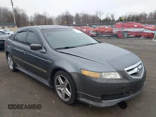 2005 Acura TL with VIN 19UUA66205A056114, listed as a IAAI auction lot 41433316 with 162,255 mi miles. Bid and sale history available at carsss.com. Image 1.