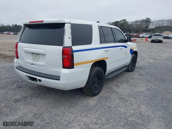 2018 Chevrolet Tahoe Commercial with VIN 1GNLCDEC0JR223125, listed as a IAAI auction lot 41540653 with 147,995 mi miles. Bid and sale history available at carsss.com. Image 4.