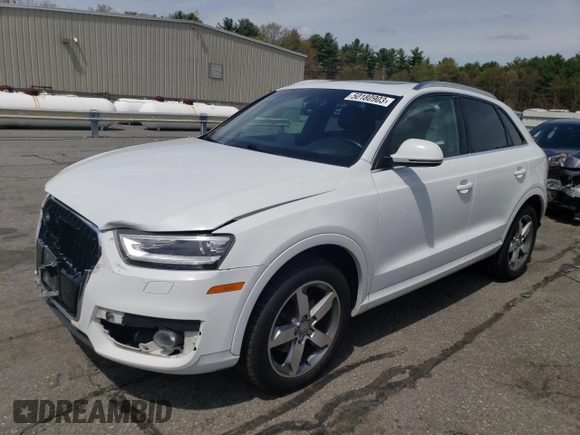 2015 Audi Q3 2.0T Premium Plus with VIN WA1EFCFSXFR012167, listed as a Copart auction lot 50180903 with 119,024 mi miles. Bid and sale history available at carsss.com. Image 1.