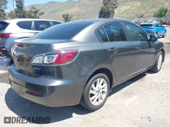 2013 Mazda 3 i Touring with VIN JM1BL1V75D1707252, listed as a IAAI auction lot 42001134 with 105,237 mi miles and . Bid and sale history available at DreamBid. Image 4.
