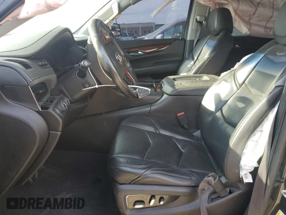 2015 Cadillac Escalade ESV Premium with VIN 1GYS4JKJ7FR174963, listed as a Copart auction lot 54195675 with 120,171 mi miles and Salvage title. Bid and sale history available at DreamBid. Image 7.