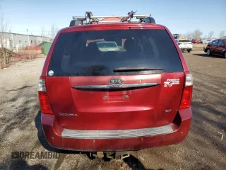 2008 Kia Sedona LX with VIN KNDMB233486207397, listed as a Copart auction lot 48317505 with Not Provided miles and Clean Title. Bid and sale history available at carsss.com. Image 6.