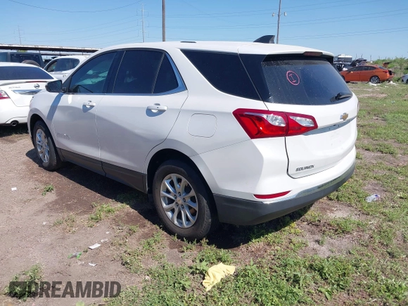 2019 Chevrolet Equinox LT with VIN 2GNAXKEV8K6169426, listed as a IAAI auction lot 41976055 with Not Provided miles and . Bid and sale history available at DreamBid. Image 3.