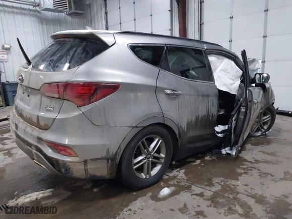 2018 Hyundai Santa Fe Sport 2.4L with VIN 5NMZUDLBXJH075211, listed as a IAAI auction lot 41497651 with 57,420 mi miles. Bid and sale history available at carsss.com. Image 4.