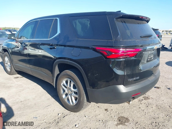 2023 Chevrolet Traverse LS with VIN 1GNERFKW9PJ340291, listed as a IAAI auction lot 41827755 with 16,677 mi miles. Bid and sale history available at carsss.com. Image 3.