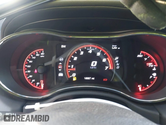 2019 Dodge Durango SRT with VIN 1C4SDJGJXKC556870, listed as a IAAI auction lot 41125324 with 16,857 mi miles and . Bid and sale history available at DreamBid. Image 7.