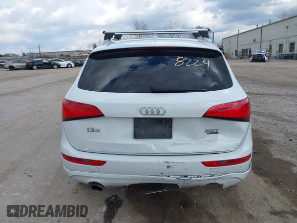 2016 Audi Q5 Premium Plus with VIN WA1L2AFPXGA136183, listed as a IAAI auction lot 41898224 with 117,640 mi miles. Bid and sale history available at carsss.com. Image 16.