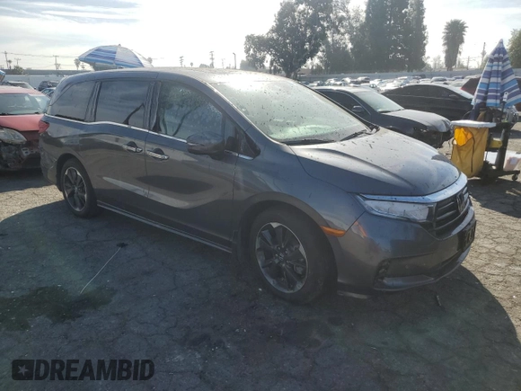 2023 Honda Odyssey Elite с VIN 5FNRL6H97PB071003, выставлен на аукционе Copart как лот 43641965 с пробегом Не указан миль и Списание • Salvage title. История ставок и продаж доступна на DreamBid. Изображение 4.