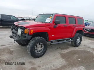 2007 Hummer H3 SUV with VIN 5GTDN13E778150501, listed as a IAAI auction lot 41435427 with 181,185 mi miles. Bid and sale history available at carsss.com. Image 15.