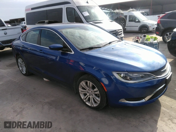 2015 Chrysler 200 Limited with VIN 1C3CCCAB9FN563232, listed as a IAAI auction lot 41543836 with 80,263 mi miles. Bid and sale history available at carsss.com. Image 1.