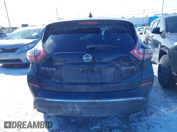2018 Nissan Murano S with VIN 5N1AZ2MH6JN141435, listed as a IAAI auction lot 41526108 with 106,795 mi miles and . Bid and sale history available at carsss.com. Image 16.
