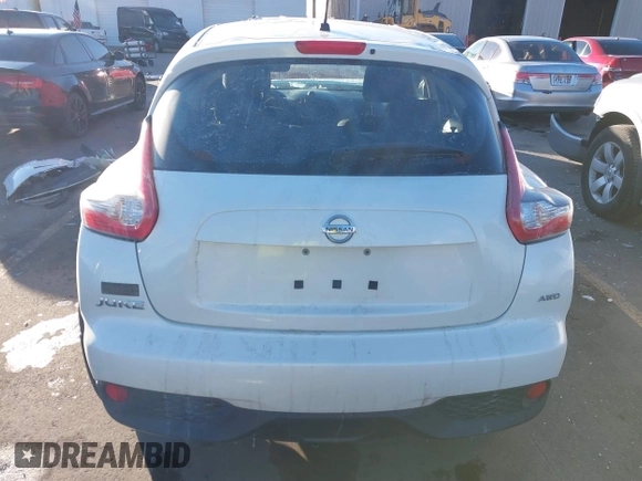 2015 Nissan Juke SV with VIN JN8AF5MVXFT563946, listed as a IAAI auction lot 41561323 with 122,195 mi miles and . Bid and sale history available at DreamBid. Image 16.