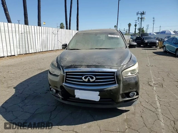 2013 Infiniti JX35 with VIN 5N1AL0MN8DC312021, listed as a Copart auction lot 77219714 with 137,841 mi miles and Salvage Title. Bid and sale history available at carsss.com. Image 12.