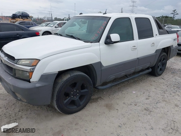 2005 Chevrolet Avalanche Z71 with VIN 3GNEK12Z65G219301, listed as a IAAI auction lot 41847844 with 187,150 mi miles. Bid and sale history available at carsss.com. Image 2.