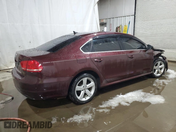 2012 Volkswagen Passat SE с VIN 1VWBH7A34CC088456, выставлен на аукционе Copart как лот 41521435 с пробегом 121 645 миль миль и Списание • Salvage title. История ставок и продаж доступна на DreamBid. Изображение 3.