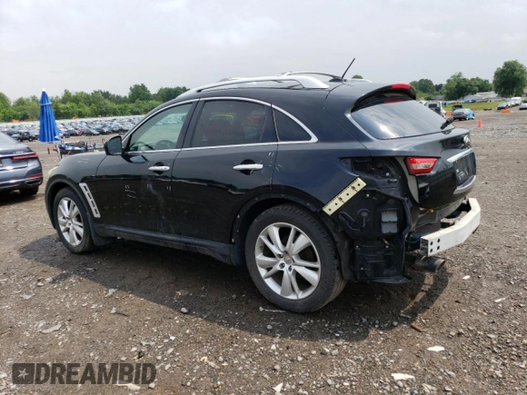 2009 Infiniti FX35 with VIN JNRAS18W59M156067, listed as a Copart auction lot 50407644 with 247,423 mi miles and Salvage Title. Bid and sale history available at carsss.com. Image 2.