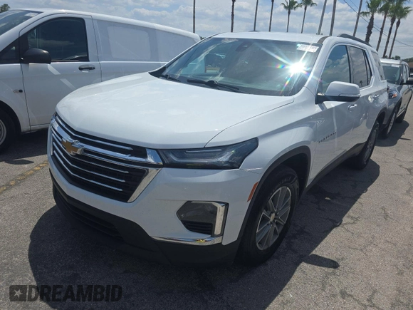 2022 Chevrolet Traverse LT Cloth with VIN 1GNERGKW2NJ168866, listed as a IAAI auction lot 42185629 with 96,609 mi miles. Bid and sale history available at carsss.com. Image 7.