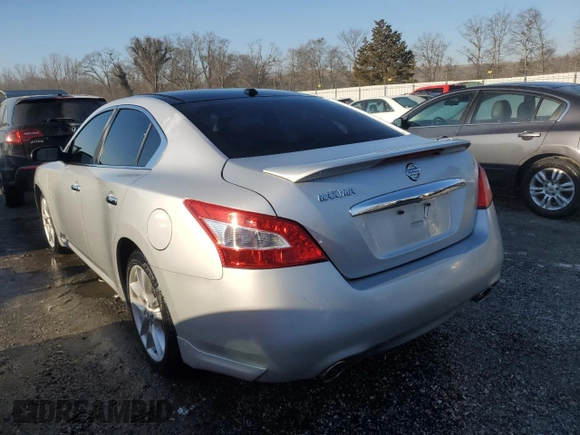 2011 Nissan Maxima SV with VIN 1N4AA5AP7BC853917, listed as a Copart auction lot 89240165 with 163,260 mi miles and Salvage Title. Bid and sale history available at DreamBid. Image 2.