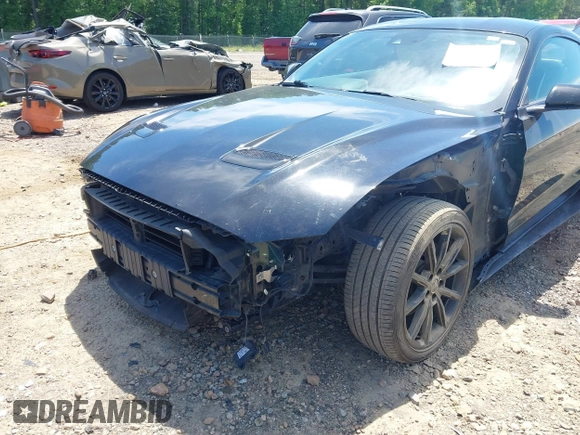 2019 Ford Mustang EcoBoost with VIN 1FA6P8TH4K5159573, listed as a IAAI auction lot 42207962 with 121,225 mi miles and . Bid and sale history available at DreamBid. Image 6.
