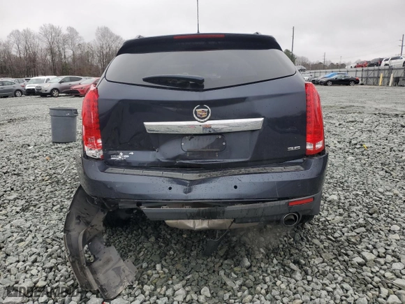 2015 Cadillac SRX Luxury Collection with VIN 3GYFNEE35FS526261, listed as a Copart auction lot 45387125 with 89,983 mi miles and Salvage Title. Bid and sale history available at carsss.com. Image 6.