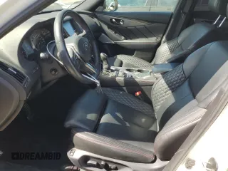 2018 Infiniti Q50 Red Sport 400 with VIN JN1FV7AP3JM640099, listed as a Copart auction lot 50307165 with 52,225 mi miles and Clean Title. Bid and sale history available at DreamBid. Image 7.
