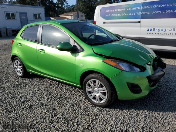 2011 Mazda Mazda2 Sport with VIN JM1DE1HZ7B0130419, listed as a Copart auction lot 74485644 with 160,583 mi miles and Salvage Title. Bid and sale history available at carsss.com. Image 4.