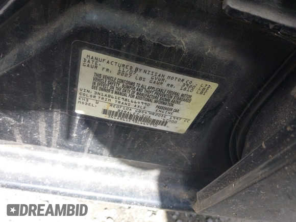2008 Nissan Sentra S z VIN 3N1AB61E98L664990, wystawiony jako IAAI lot #42512972 z przebiegiem 167 601 mil mil oraz . Historia ofert i sprzedaży dostępna na DreamBid. Obrazek 9.
