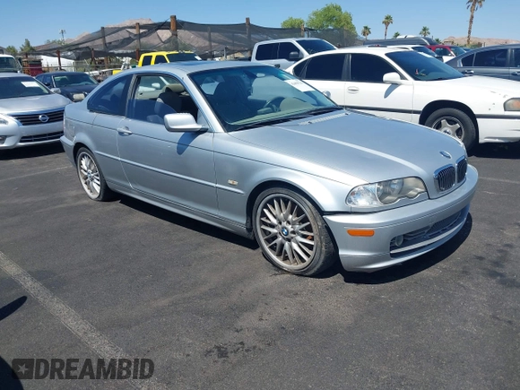 2002 BMW 3 Series 330Ci with VIN WBABN53462PH01187, listed as a IAAI auction lot 42499712 with 169,367 mi miles and . Bid and sale history available at DreamBid. Image 1.