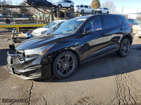 2019 Acura RDX w/A-Spec Pkg with VIN 5J8TC2H6XKL032756, listed as a Copart auction lot 48071615 with 68,700 mi miles and Salvage Title. Bid and sale history available at carsss.com. Image 1.