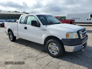 2007 Ford F-150 STX with VIN 1FTRX12W07NA02984, listed as a Copart auction lot 60305325 with 127,731 mi miles and Salvage title. Bid and sale history available at DreamBid. Image 4.