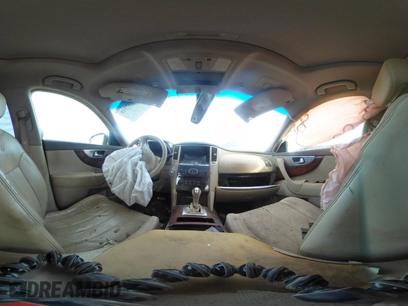 2011 Infiniti FX35 with VIN JN8AS1MU6BM710506, listed as a IAAI auction lot 41837535 with 1 mi miles. Bid and sale history available at carsss.com. Image 19.