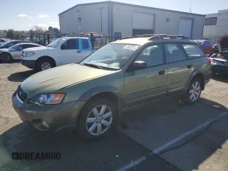 2006 Subaru Legacy Outback with VIN 4S4BP61C567312133, listed as a Copart auction lot 43635215 with 168,482 mi miles and Salvage title. Bid and sale history available at DreamBid. Image 1.