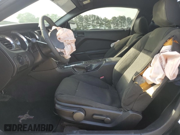 2010 Ford Mustang V6 with VIN 1ZVBP8AN9A5181890, listed as a Copart auction lot 55885715 with 160,456 mi miles and Salvage title. Bid and sale history available at DreamBid. Image 7.