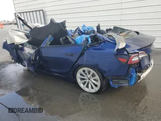 2022 Tesla Model 3 Long Range with VIN 5YJ3E1EB3NF144651, listed as a Copart auction lot 45053625 with 0 mi miles and Non Repairable. Bid and sale history available at carsss.com. Image 2.