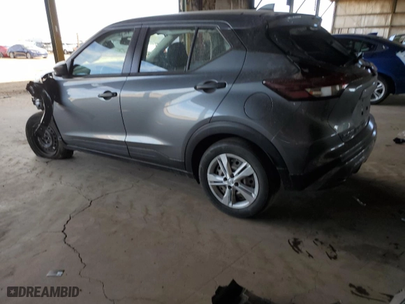 2023 Nissan Kicks S with VIN 3N1CP5BV3PL547973, listed as a Copart auction lot 46710715 with 56,361 mi miles and Salvage Title. Bid and sale history available at carsss.com. Image 2.