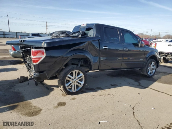 2014 Ford F-150 XL with VIN 1FTFW1ET4EFA93742, listed as a Copart auction lot 44382115 with 153,153 mi miles and Salvage Title. Bid and sale history available at carsss.com. Image 3.