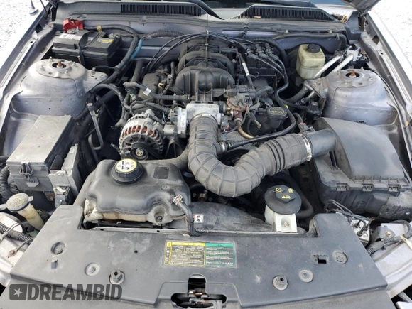 2006 Ford Mustang Standard with VIN 1ZVFT84N665265567, listed as a Copart auction lot 46153275 with 89,983 mi miles and Salvage Title. Bid and sale history available at carsss.com. Image 11.