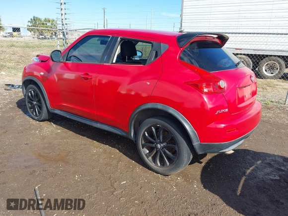 2014 Nissan Juke S with VIN JN8AF5MRXET356779, listed as a IAAI auction lot 41351761 with 1 mi miles. Bid and sale history available at carsss.com. Image 3.