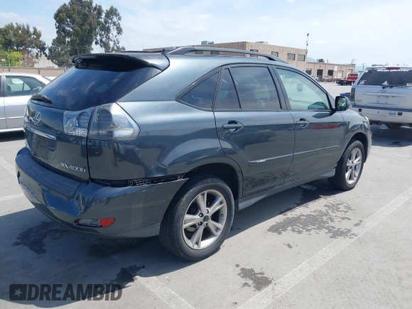 2007 Lexus RX 400h with VIN JTJGW31U372001817, listed as a IAAI auction lot 42047143 with 155,767 mi miles and . Bid and sale history available at DreamBid. Image 4.