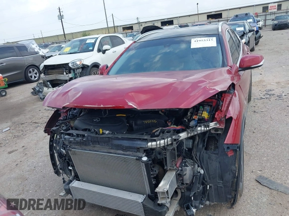 2017 Infiniti QX30 with VIN SJKCH5CP7HA022219, listed as a IAAI auction lot 41953315 with Not provided miles and . Bid and sale history available at DreamBid. Image 6.