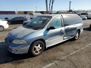 2000 Ford Windstar SEL with VIN 2FMZA5340YBB56738, listed as a Copart auction lot 70502084 with 89,457 mi miles and Salvage Title. Bid and sale history available at carsss.com. Image 1.
