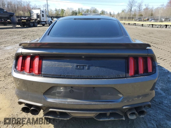 2018 Ford Mustang GT with VIN 1FA6P8CF9J5165267, listed as a Copart auction lot 49875375 with 46,230 mi miles and Salvage Title. Bid and sale history available at carsss.com. Image 6.