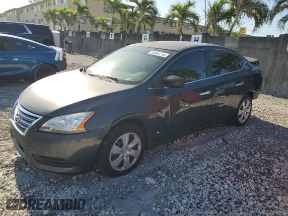2015 Nissan Sentra SV with VIN 3N1AB7AP3FL636039, listed as a Copart auction lot 52860715 with 139,479 mi miles and Salvage Title. Bid and sale history available at carsss.com. Image 1.