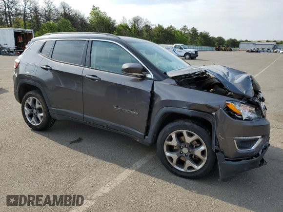2019 Jeep Compass Limited z VIN 3C4NJDCB7KT766515, wystawiony jako Copart lot #58787435 z przebiegiem 88 243 mil mil oraz Szkoda całkowita • Salvage title. Historia ofert i sprzedaży dostępna na DreamBid. Obrazek 4.