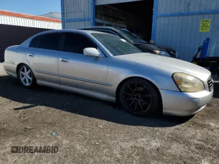 2003 Infiniti Q45 z VIN JNKBF01AX3M103002, wystawiony jako Copart lot #47860175 z przebiegiem 317 912 mil mil oraz Tytuł czysty. Historia ofert i sprzedaży dostępna na DreamBid. Obrazek 4.