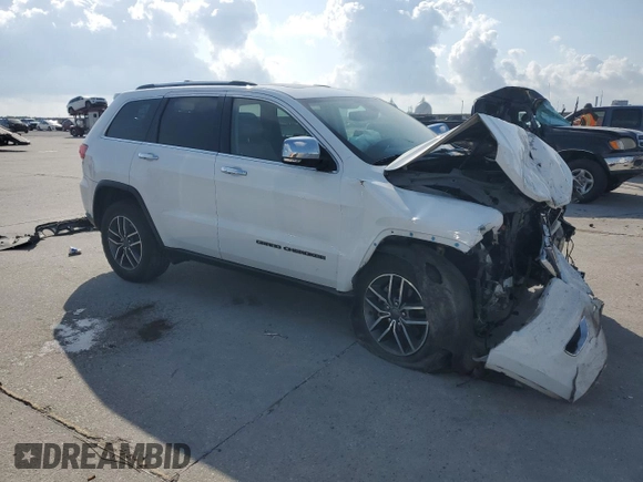 2019 Jeep Grand Cherokee Limited with VIN 1C4RJEBG8KC751635, listed as a Copart auction lot 57464385 with Not provided miles and Salvage title. Bid and sale history available at DreamBid. Image 4.